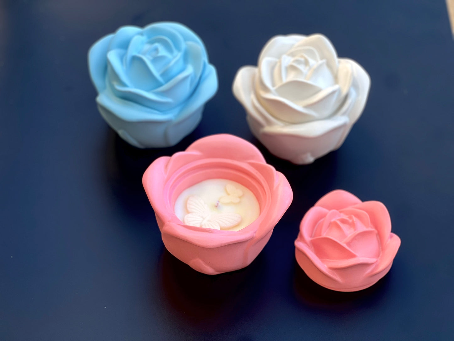 Rosa recipiente