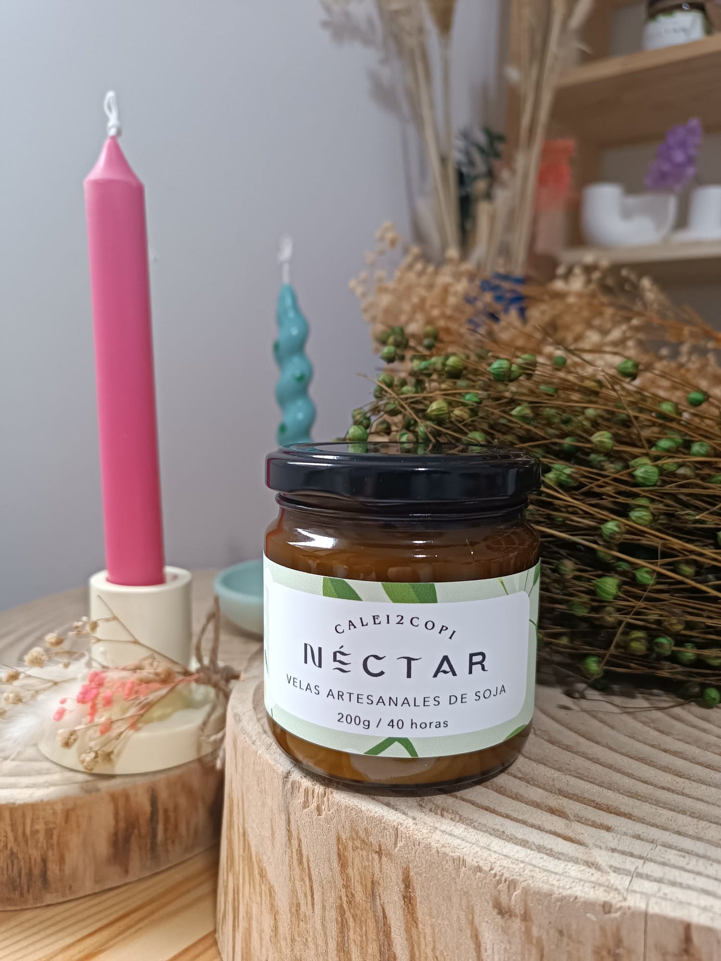 Vela Néctar en Tarro