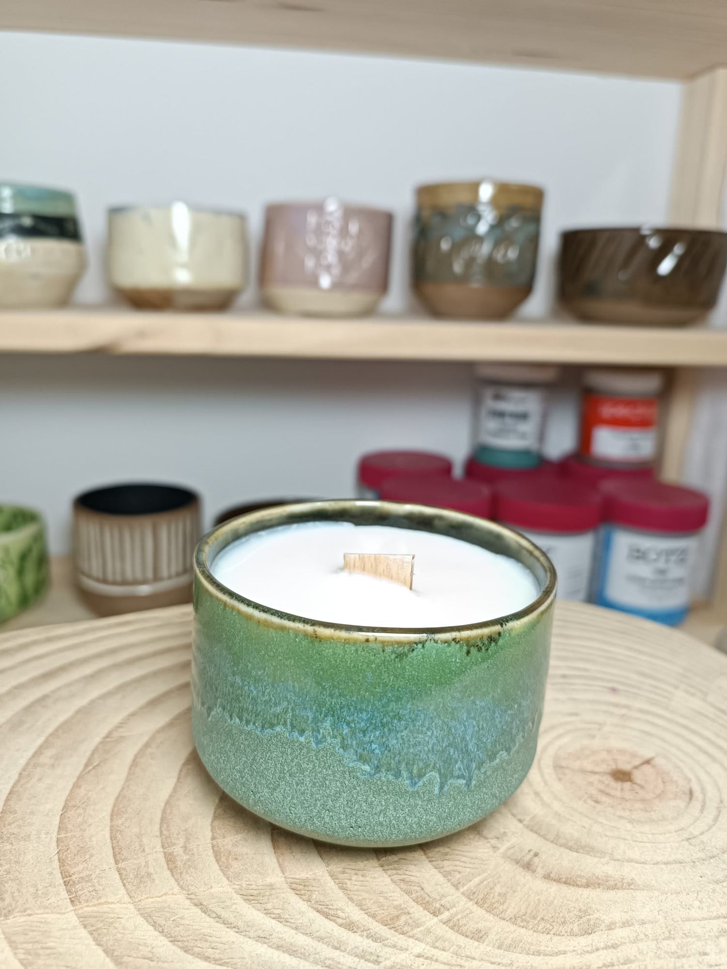 Vela aromática Nectar (Recipiente de cerámica)