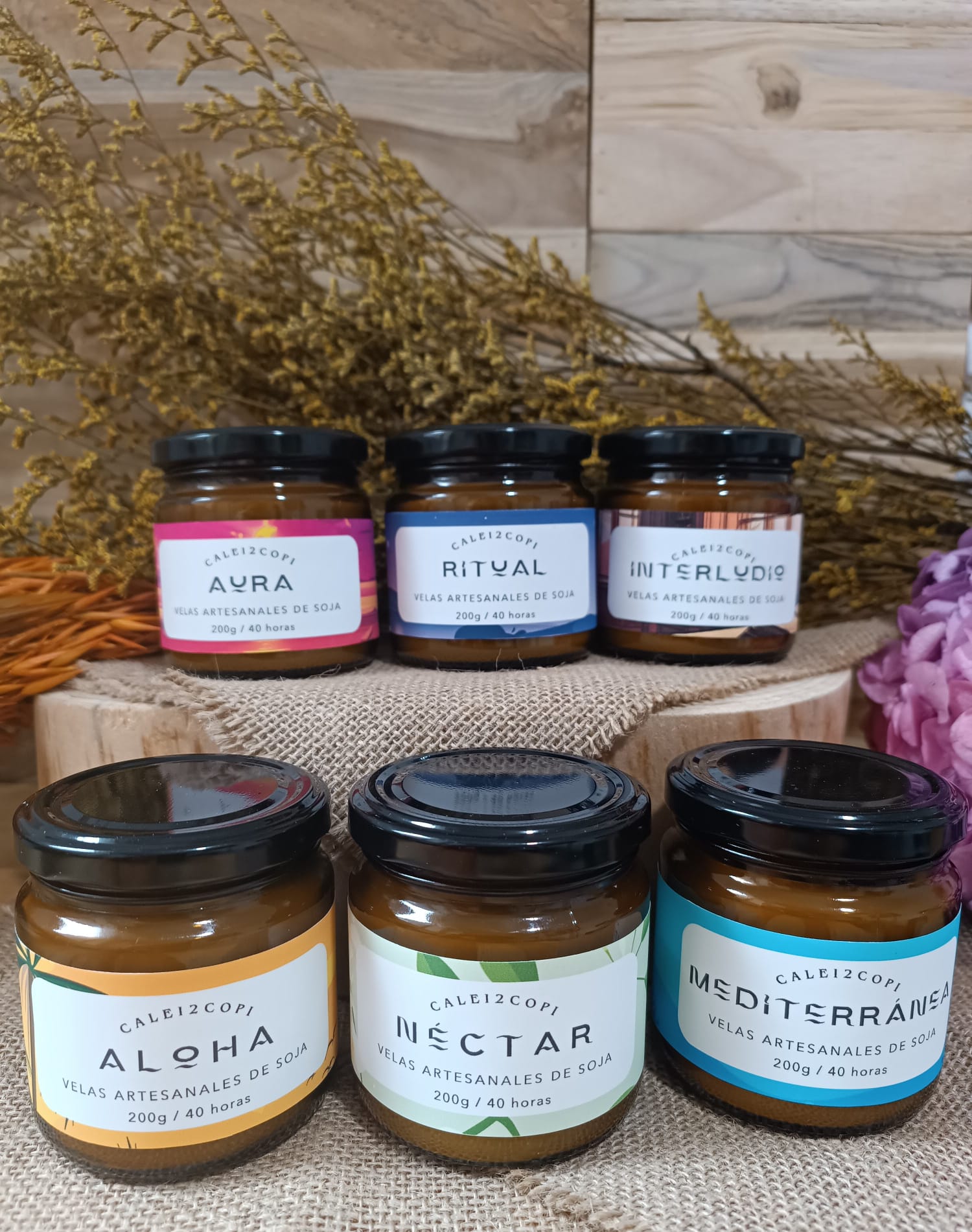 velas Aromáticas en Tarro