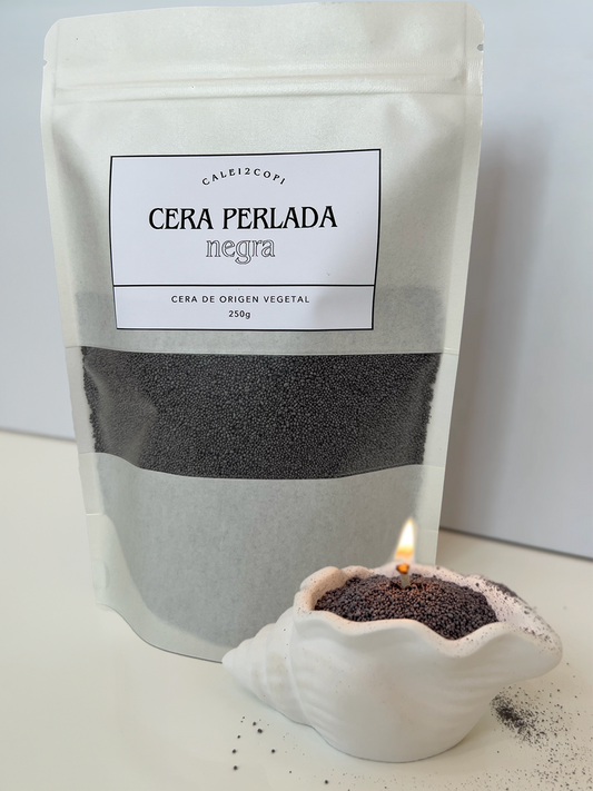 Cera perlada negra - 250g